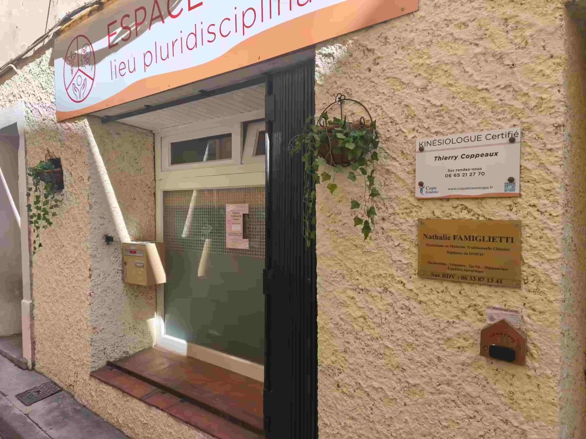 22 rue fougasse, La Ciotat cabinet kinesiologie ciotat copokinesiologie